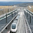 Tren Alvia en la estación de Segovia-Giomar, en una imagen de archivo.