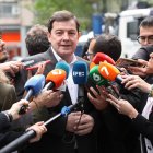 Alfonso Fernández Mañueco tras la reunión del Comité Ejecutivo Nacional presidida por Alberto Núñez Feijoó