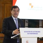 El presidente de la Junta, Alfonso Fernández Mañueco, presenta las actuaciones de mejora y modernización llevadas a cabo en la estación de autobuses de Ponferrada