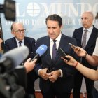 Juan Carlos Suárez-Quiñones, antes de participar en el Club de Prensa de El Mundo de Castilla y León