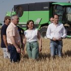 La consejera de Agricultura, Ganadería y Desarrollo Rural, María González Corral, presenta la cosecha de cereales de invierno de la presente campaña 2024-2025