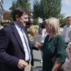 Alfonso Fernández Mañueco y Mari Mar Blanco, en el homenaje a Miguel Ángel Blanco.