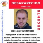 El desaparecido en León, Miguel Ángel Garnero Soares