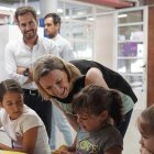 La vicepresidenta y consejera de Familia e Igualdad de Oportunidades, Isabel Blanco, visita a los participantes del programa 'Conciliamos verano 2025'.