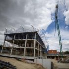Imagen de archivo de viviendas en construcción