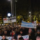 Más de 2.000 personas toman las calles de la capital palentina, en la protesta contra Adif.