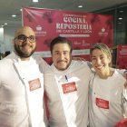 De izquierda a derecha, Carlos Prieto, César Boal; y Sara Cámara