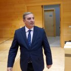 José Luis Sanz Merino comparece en las Cortes para informar sobre el proyecto de ley de Presupuestos Generales de la Comunidad para 2026.