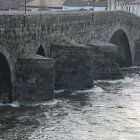 El rio Tormes a su paso por la localidad de el Barco de Ávila.