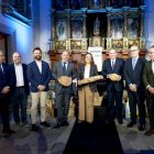 I Simposio del Pan y de la Harina, con el director de Madrid Fusión, Benjamín Lana; el director general de Caja Rural de Zamora, Cipriano García y la consejera de Agricultura, Ganadería y Desarrollo Rural, María González Corral.