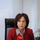 Archivo - La nueva fiscal general del Estado, Teresa Peramato, durante una entrevista para Europa Press, en la sede de la Fiscalía contra la Violencia sobre la Mujer, a 6 de noviembre de 2023, en Madrid (España). 