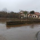 Imagen tomada a algunas de las zonas en alerta por inundaciones tras el desembalse del pantano de Villameca.