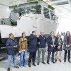 Alfonso Fernández Mañueco, visita las instalaciones de la empresa Moggaro Aluminium Yachts en Segovia