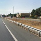 Punto en la A-601 en el que se produjo el accidente