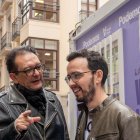 El candidato de Podemos, Miguel Ángel Llamas.