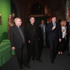 El presidente de La Fundación ‘Las Edades del Hombre’, monseñor Jesús Vidal, y el presidente de la Junta de Castilla y León en funciones, Alfonso Fernández Mañueco, visitan ‘EsperanZa’.