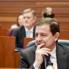Alfonso Fernández Mañueco, en martes día 14 en la sesión constitutiva de las Cortes de Castilla y León.