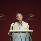 Tomás Sánchez Santiago durante su discurso.