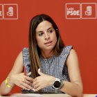 La vicesecretaria general del Partido Socialista de Castilla y León, Nuria Rubio.
