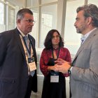 La consejera de Movilidad, Transformación Digital e Inteligencia Artificial, Cristina Sanchidrián, participa en un acto en Santiago de Compostela.