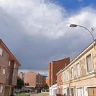 Calle en la que aparecían los cadáveres en Veguellina de Órbigo (León).