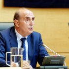 Tomás Quintana, en su última comparecencia en las Cortes de Castilla y León como Comisionado de Transparencia.
