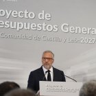 El vicepresidente primero y consejero de Desregulación, Familia y Ayudas Sociales, Carlos Pollán.