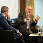 El alcalde de Valladolid, Jesús Julio Carnero, en la Conversaciones Políticas de El Mundo de Valladolid.
