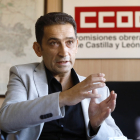El secretario general de CCOO en Castilla y León, Vicente Andrés en una imagen de archivo. - J. M. LOSTAU