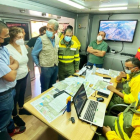 La alcaldesa de El Tiemblo se reúne con los equipos de extinción de incendios. - ICAL