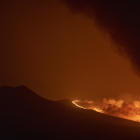 Incendio de Navalafría visto desde la localidad de Riofrío.- ICAL