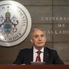 Antonio Largo presenta su candidatura al Rector de la Universidad de Valladolid.- ICAL