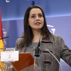 Inés Arrimadas, presidenta de Ciudadanos, afirma liderar un partido que no usa a los ciudadanos. -E.M