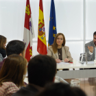 El secretario general del PSOE de Castilla y León, Luis Tudanca, preside el Plenario de la Comisión Ejecutiva Autonómica (CEA) del PSCyL. ICAL