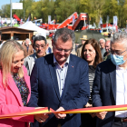 Gerardo Dueñas en la inauguración de la LX Feria de Maquinaria Agrícola de Lerma.- ICAL