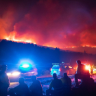 Incendio forestal en el Parque Natural de las Batuecas-Sierra de Francia, en el termino municipal de Monsagro y Serradilla del Arroyo(Salamanca).- ICAL