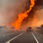 Incendio en la Sierra de la Culebra en Zamora. -E. M.