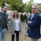 La delegada del Gobierno en Castilla y León visita la localidad de Dueñas (Palencia). Ical