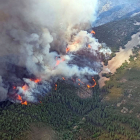 Incendio forestal en Cepeda, en la Sierra de Francia (Salamanca).- Ical