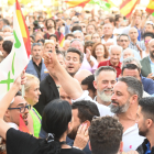 El presidente de Vox, Santiago Abascal, llega a Burgos en el marco de la precampaña electoral y bajo el lema 'Decide lo que importa'. ICAL