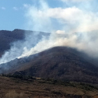 Incendio forestal en Sena de Luna, León. -ICAL