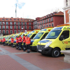Ambulancias de transporte sanitario.- EUROPA PRESS