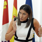 La secretaria de Organización del PSOE de Castilla y León, Ana Sánchez, realiza balance del período estival. Ical