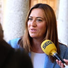 La vicesecretaria general del PSOE de Castilla y León, Virginia Barcones, en Béjar (Salamanca).- ICAL