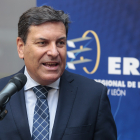 El consejero de Economía y Hacienda y portavoz, Carlos Fdez. Carriedo, participa en los actos del 25 aniversario del Ente Regional de la Energía.- ICAL