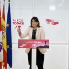 La secretaria de Organización del PSOE de Castilla y León, Ana Sánchez, analiza cuestiones de actualidad política de Castilla y León. - ICAL
