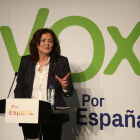 La antigua presidenta de la gestora de Vox en Palencia, Sonia Lalanda