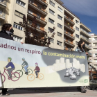Foto de archivo de Ecologistas en Acción al presentar su Informe de calidad del aire de la ciudad de Salamanca. | ICAL
