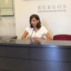La portavoz del equipo de gobierno en el Ayuntamiento de Burgos, Nuria Barrio. | E.M.