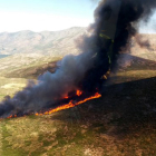 El incendio de Ávila continúa activo y se mantiene en el nivel 1. Ical